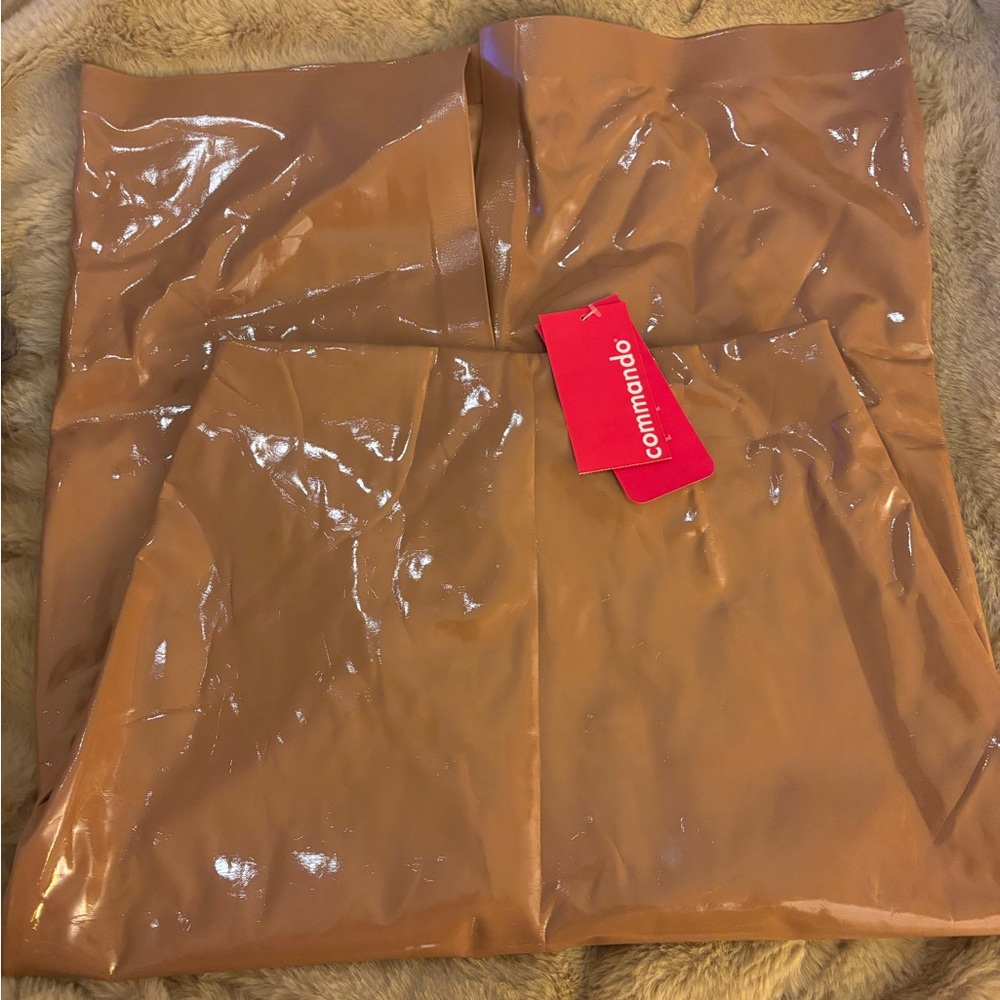 NWT Commando patent leather Skirt and body suit